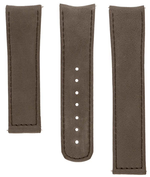 Formex Essence Deployant Brown Leather Strap 22mm