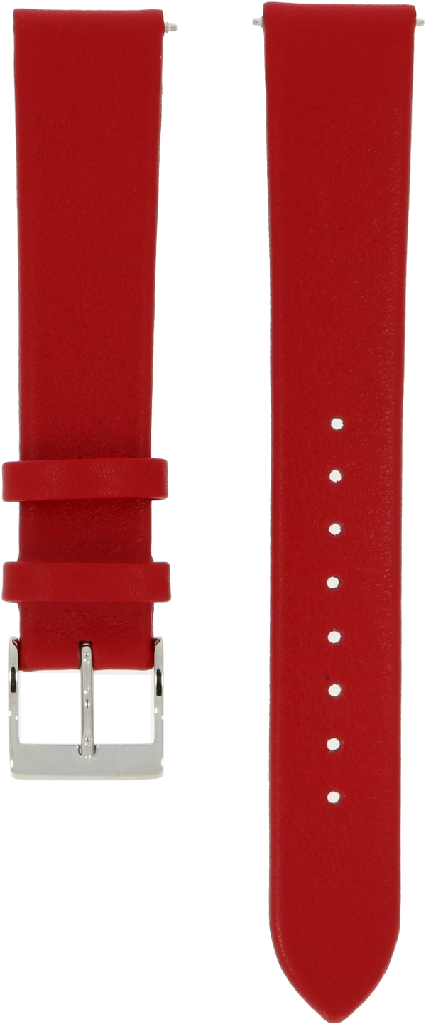 Junghans Red Leather Strap 17mm 420506253