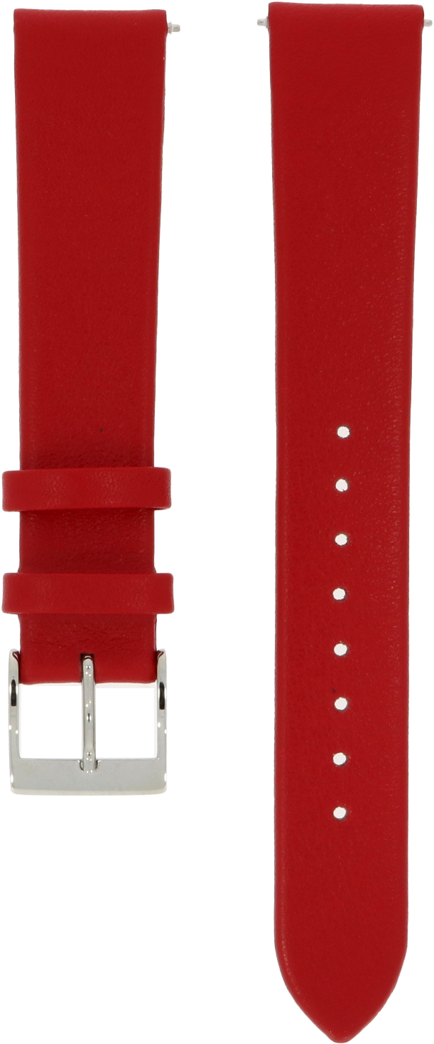 Junghans Red Leather Strap 17mm 420506253
