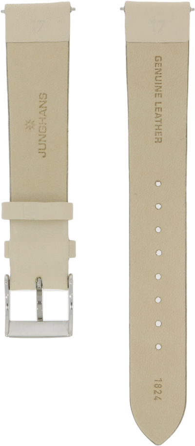 Junghans Beige Leather Strap 17mm 420506111