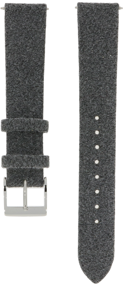 Junghans Grey Felt and Leather Strap 17mm 420506254