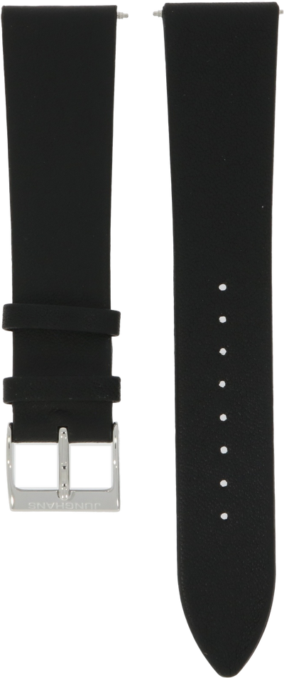 Junghans Black Leather Strap 21mm 420506457