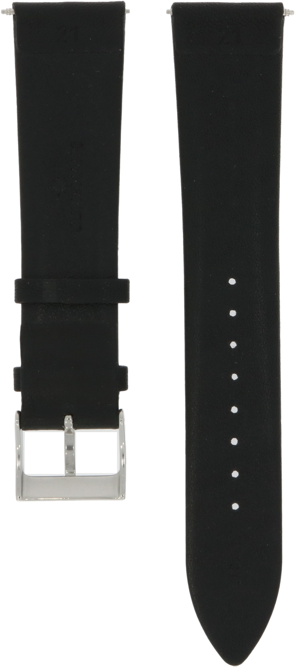 Junghans Black Leather Strap 21mm 420506457