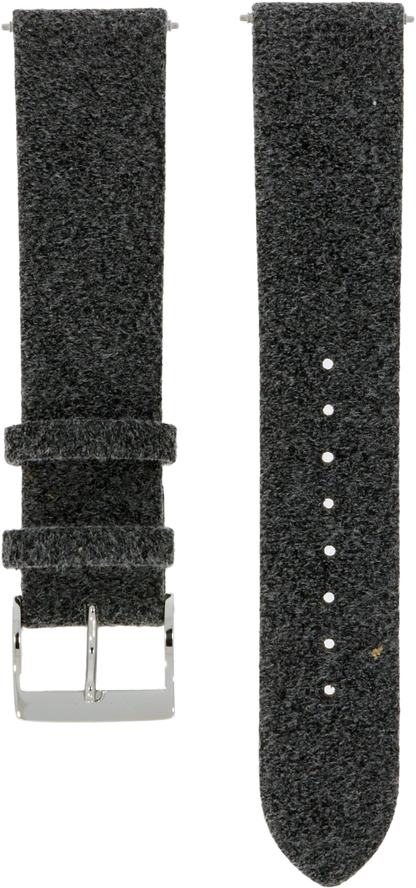 Junghans Grey Felt and Leather Strap 20mm 420506481