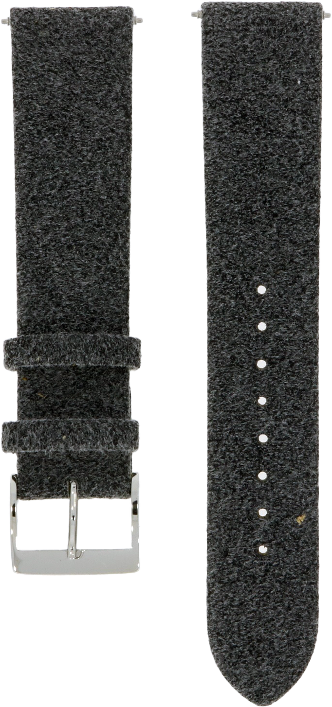 Junghans Grey Felt and Leather Strap 20mm 420506481