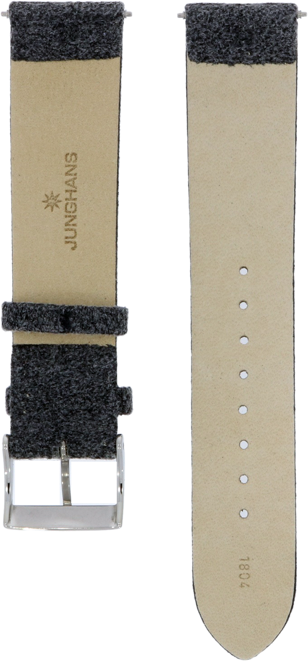 Junghans Grey Felt and Leather Strap 20mm 420506481