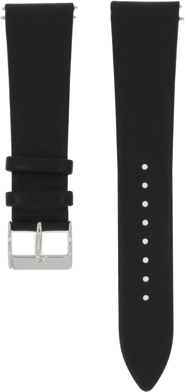 Junghans Black Leather Strap 22mm 420504963
