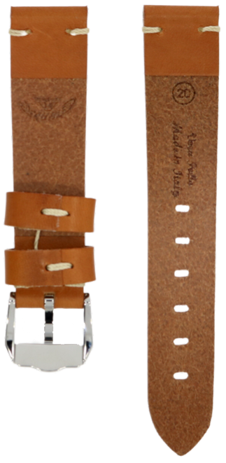 Squale Vintage Leather Tan Brown Strap 20mm