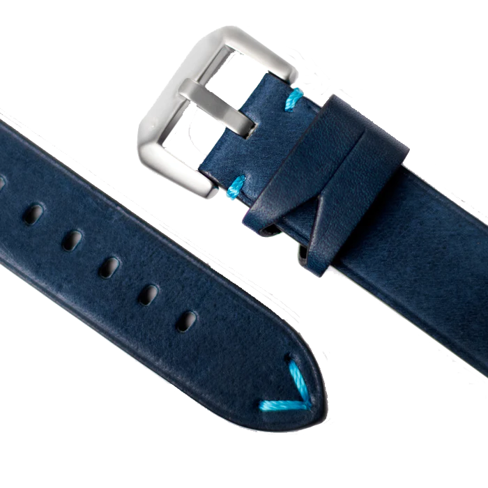 BOLDR Horween Dark Blue Leather Strap 20mm