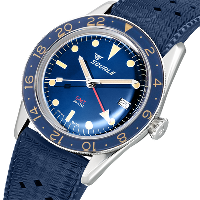 Squale Sub-39 GMT Vintage Blue SUB-39GMTB.HTB