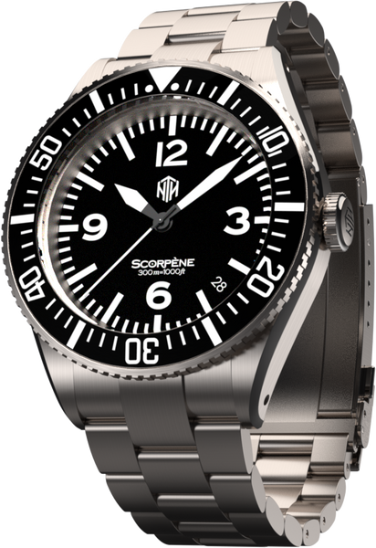 NTH Scorpene Black Date - SeriousWatches.com