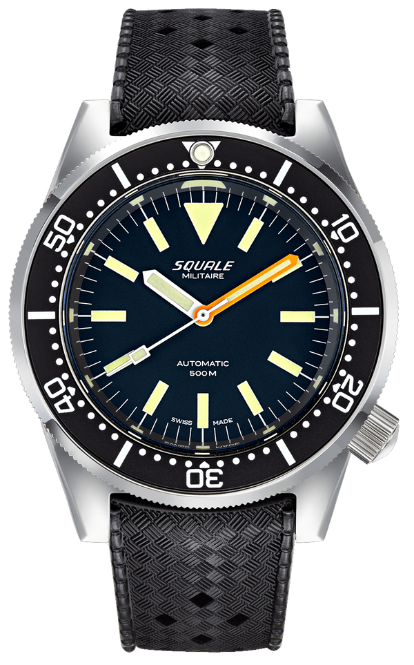 Squale 50 Atmos Militaire Black Blasted 1521 1521MILIBL.HT