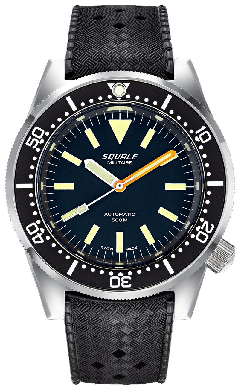 Squale 50 Atmos Militaire Black Blasted 1521 1521MILIBL.HT