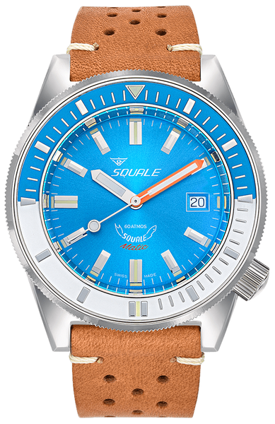 Squale 60 Atmos Squalematic Blue MATICXSE.PTC - SeriousWatches.com