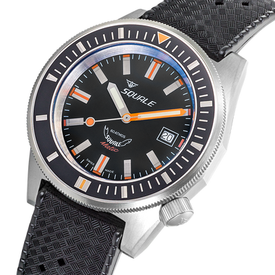 Squale 60 Atmos Squalematic Satin Black MATICXSG.HT