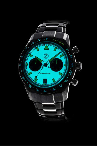Zelos Starfighter Chronograph Frost