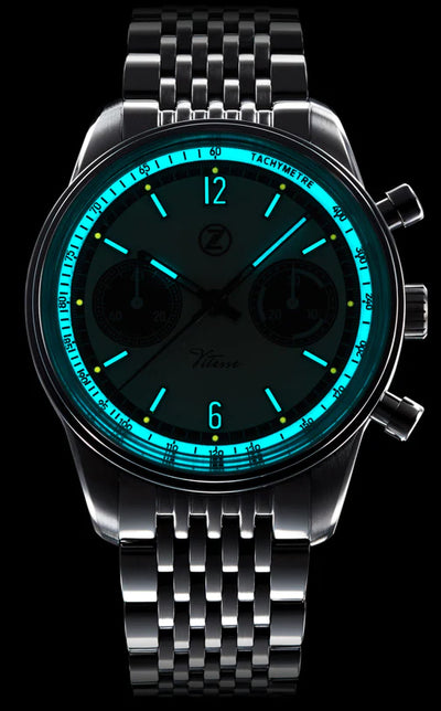 Zelos Vitesse Racing Chronograph Panda