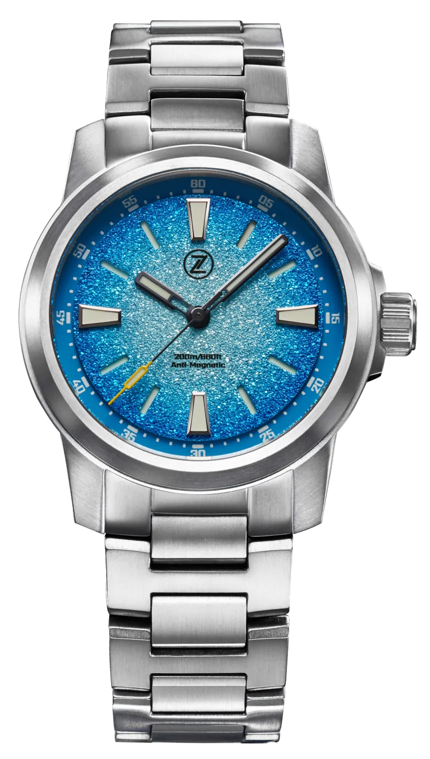 Zelos Aurora Field 38mm Ti Ice Blue