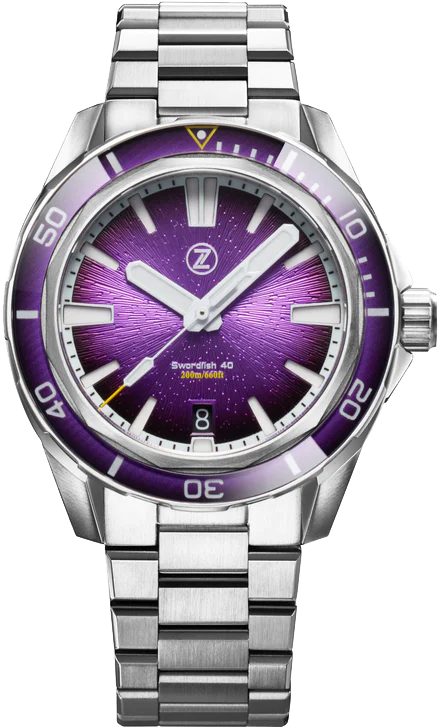 Zelos Swordfish 40mm Steel Nebula