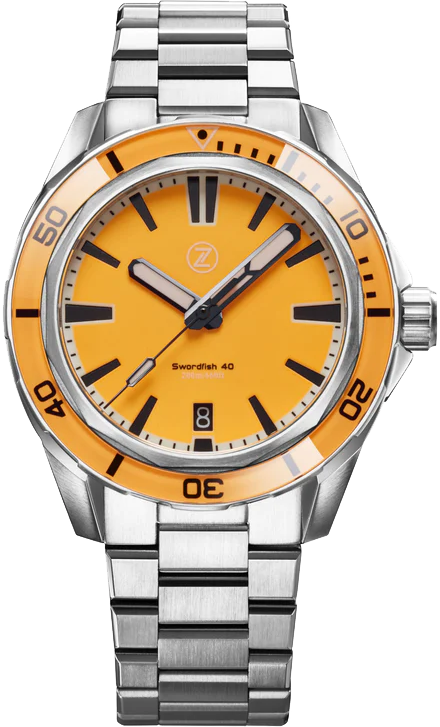 Zelos Swordfish 40mm Steel Ember Orange