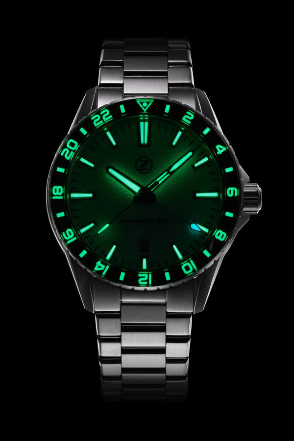 Zelos Spearfish GMT Frost