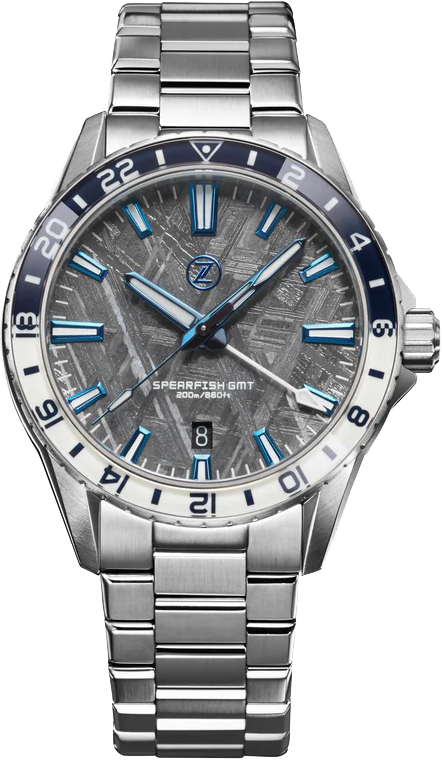 Zelos Spearfish GMT Meteorite - SeriousWatches.com