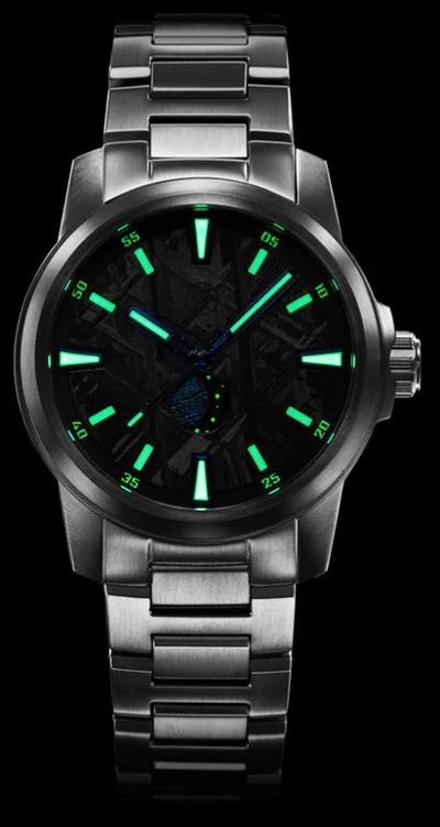 Zelos Aurora Moonphase Meteorite