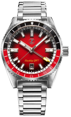 Zelos Blacktip GMT Crimson Red - SeriousWatches.com