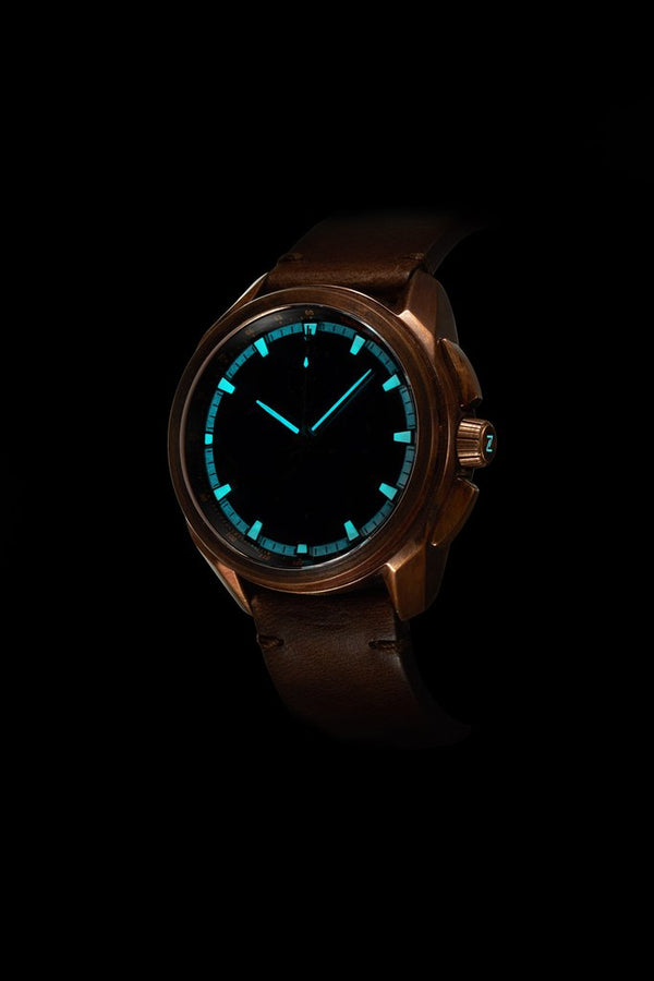 Zelos ZX-6 Bronze Automatic Chronograph Meteorite