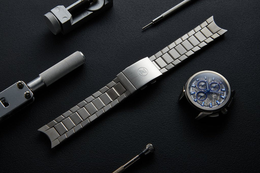 Zelos ZX Chronograph Titanium Bracelet