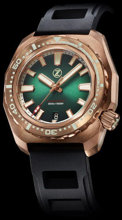 Zelos Hammerhead V3 Bronze Emerald Green