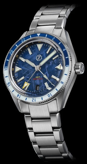 Zelos Horizons GMT V2 Blue Meteorite