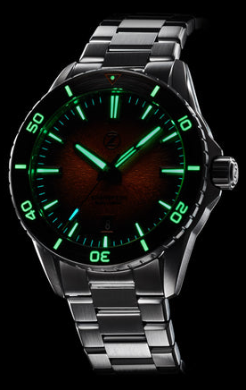 Zelos Spearfish 40mm Burnt Orange