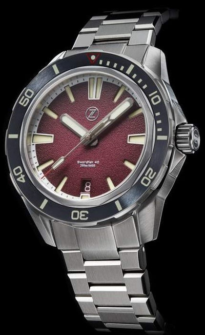 Zelos Swordfish 40mm Burgundy