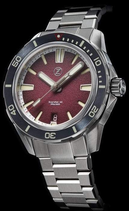 Zelos Swordfish 40mm Burgundy (B-stock)