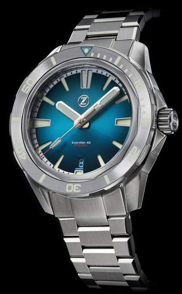 サーモンページ② Zelos Swordfish 40mm Teal V2 - SeriousWatches.com