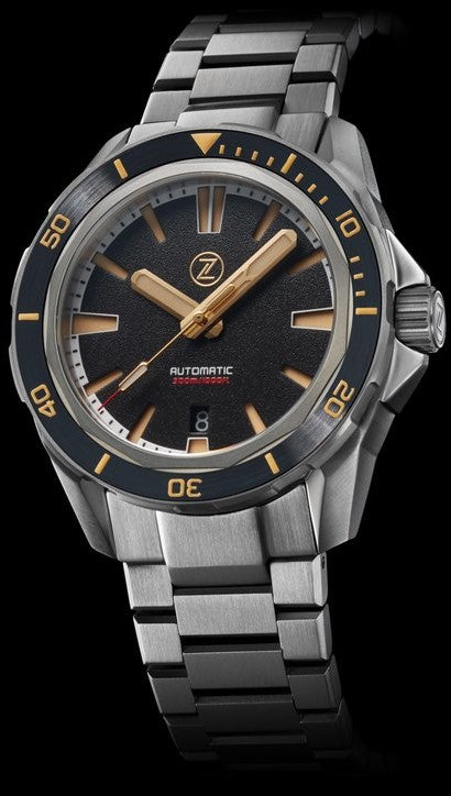 Zelos Swordfish TI 42mm Black Sand
