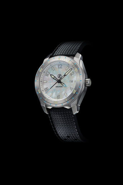 Zelos Thresher 500m GMT Mother of Pearl