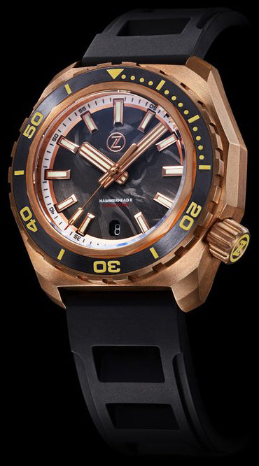 Zelos Hammerhead 2 Bronze Forged Carbon NH35