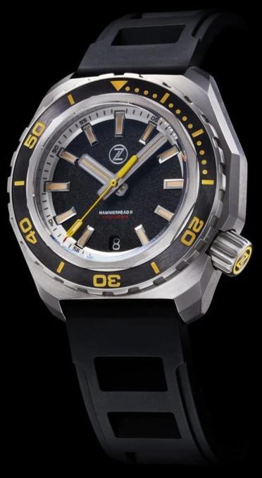 Zelos Hammerhead 2 Steel Black Sand ETA 2892