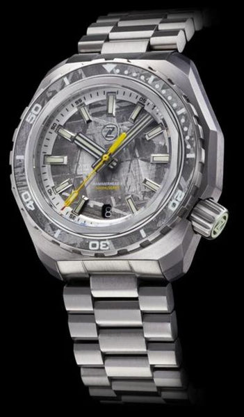 Zelos Hammerhead 2 Steel Meteorite NH35 - SeriousWatches.com