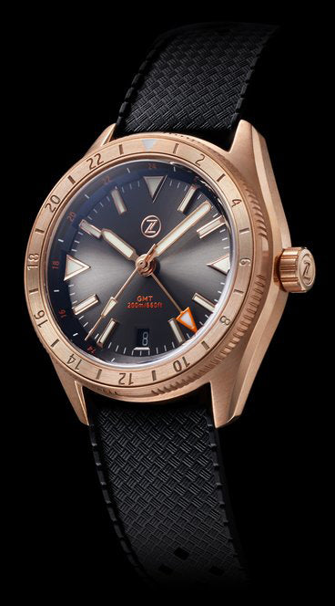 Zelos Horizons GMT Bronze Slate Grey