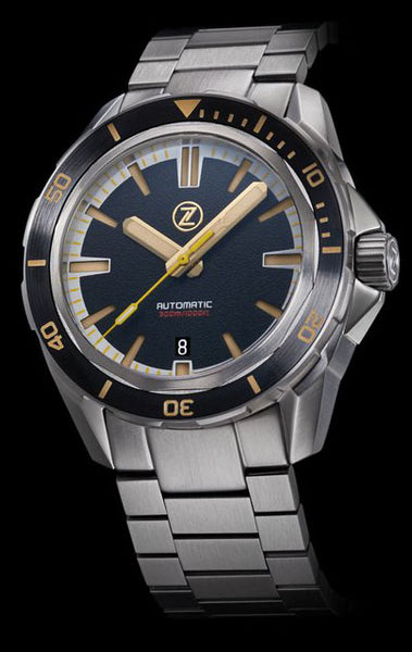 BigsHellstar Zelos Swordfish Black Sand ETA 2892 - SeriousWatches.com