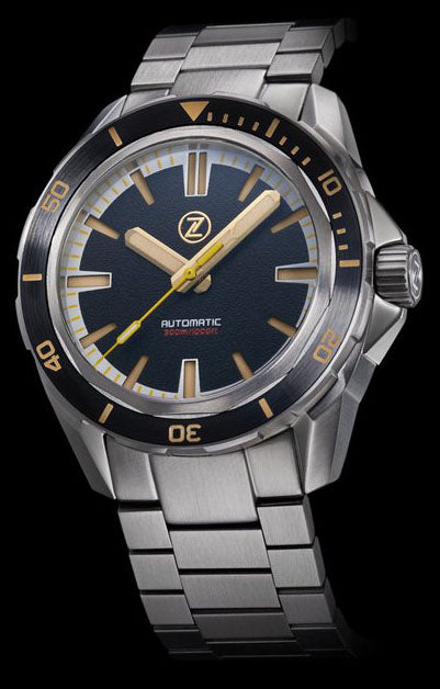 ポロリ　24BR001 Zelos Swordfish Black Sand NH35 - SeriousWatches.com