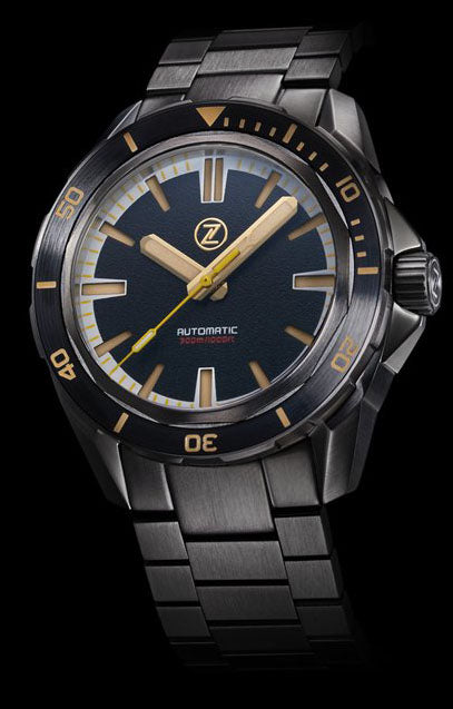 Zelos Swordfish Black Sand PVD NH35