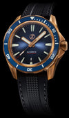 Zelos Swordfish Bronze Cobalt Blue ETA 2892