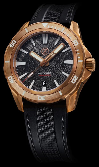 Zelos Swordfish Bronze Meteorite ETA 2892