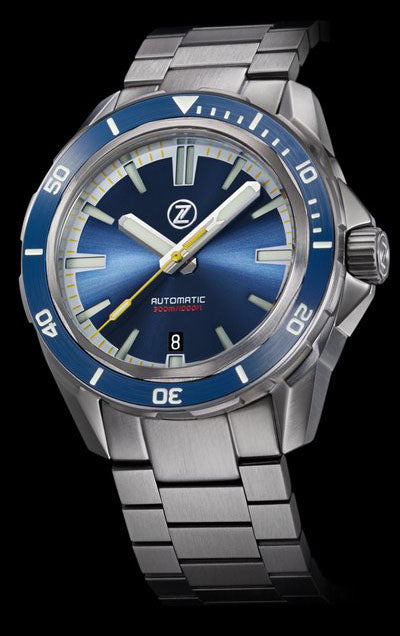 Zelos Swordfish Cobalt Blue ETA 2892