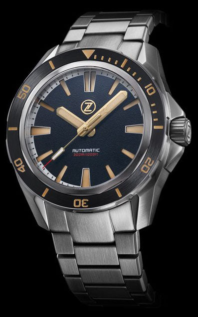 Zelos Swordfish Steel Black Sand V2 NH35