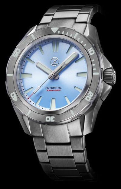 Zelos Swordfish Steel Ice Blue NH35